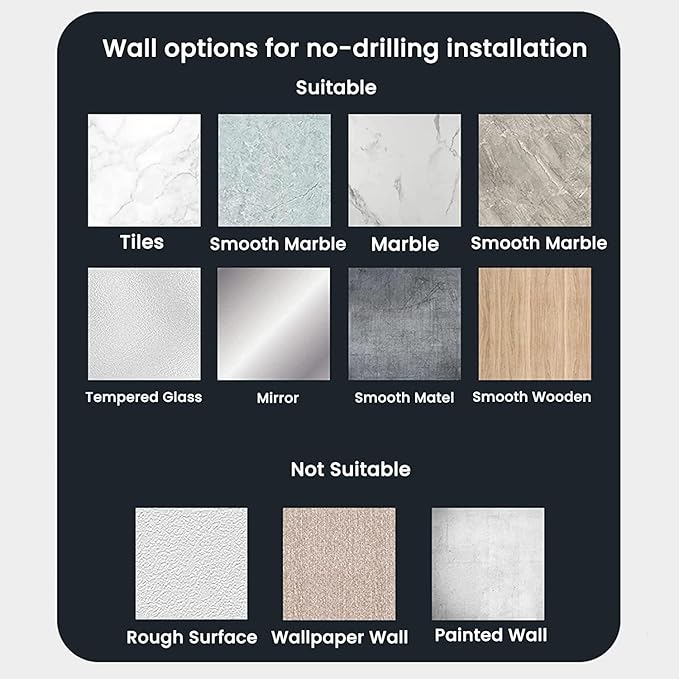 Set Of 2 Storage Organizer Bins Wall Mounted Shower Basket, Shower Caddy Stackable Clear Plastic Makeup Organizer Adhesive Hanging Bin for Bathroom, Kitchen, Cabinet, Pantry, BPA Free, Clear