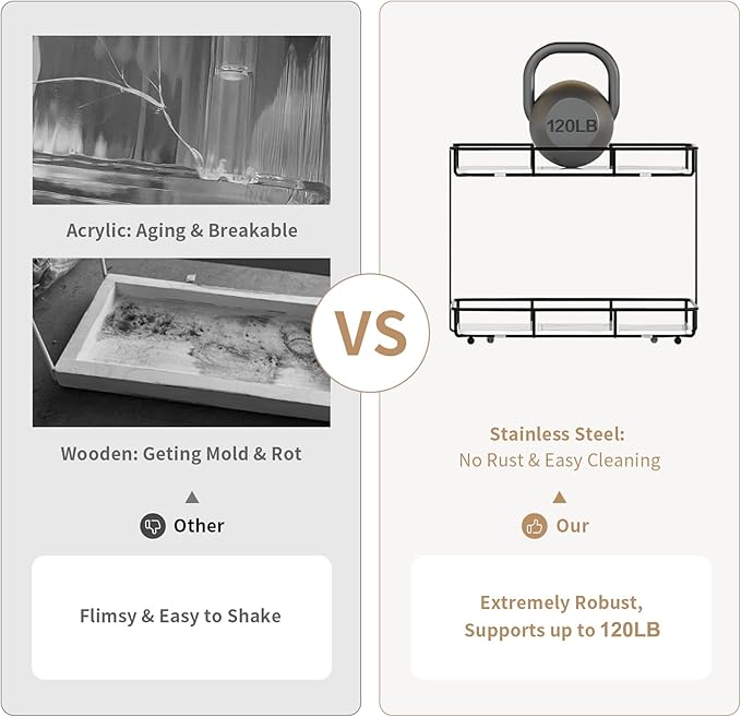 Bathroom Organizer Countertop Perfume Organizer Makeup Organizer Cosmetics Storage Display Rack Vanity Tray Dresser Stainless Steel Gold Shelf White Marble Ceramic Tray