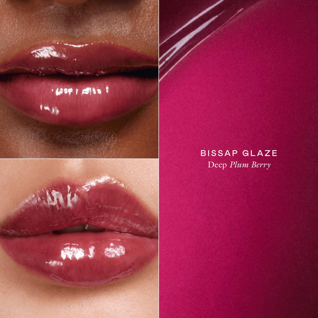 EADEM Le Chouchou Lip Softening Balm, Lip Gloss for Women, Lip Plumper & Lip Mask, Overnight Hydrating & Moisturizing Luxury Lip Balm, 0.5 oz, Bissap Glaze