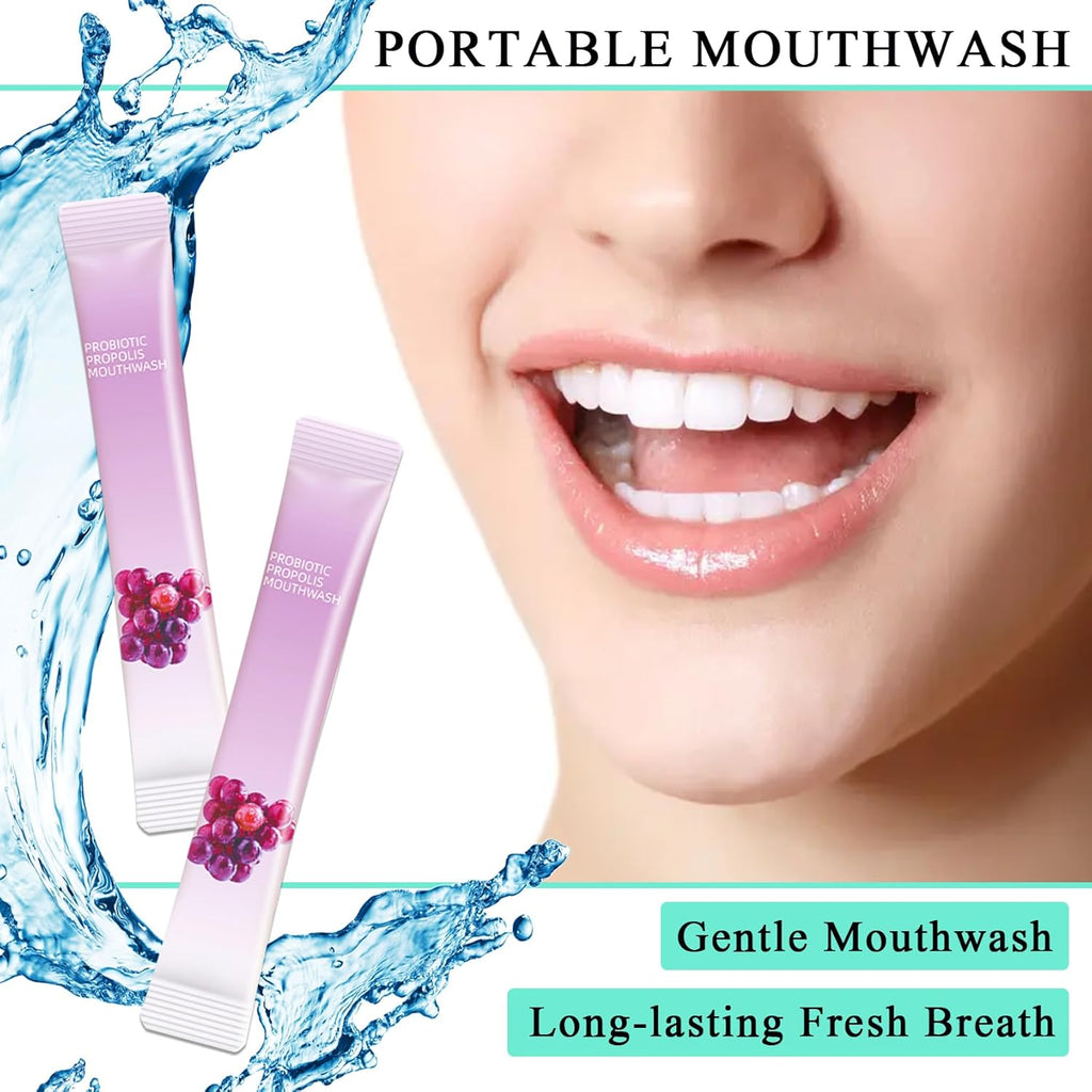 Travel Size Mouthwash,Mini Mouthwash Travel Size Bulk Portable Mouth Wash Set,Individual Small Travel Mouth Wash Packets for Fresh Breath(Pack of 60) A9