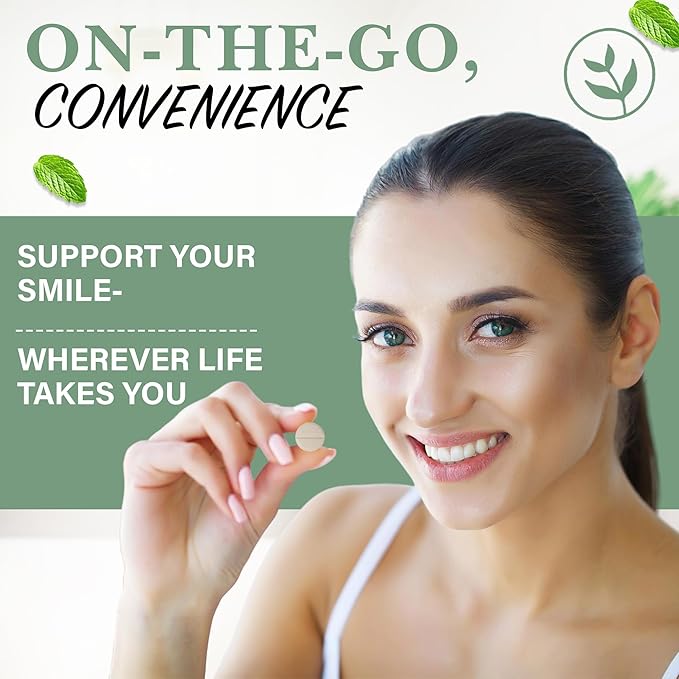 Living Well with Dr. Michelle RE-Mints – Remineralizing Breath Lozange with Hydroxyapatite + Xylitol – Fluoride-Free, Dentist-Developed, Enamel Support, Clean Ingredients – 30 Count