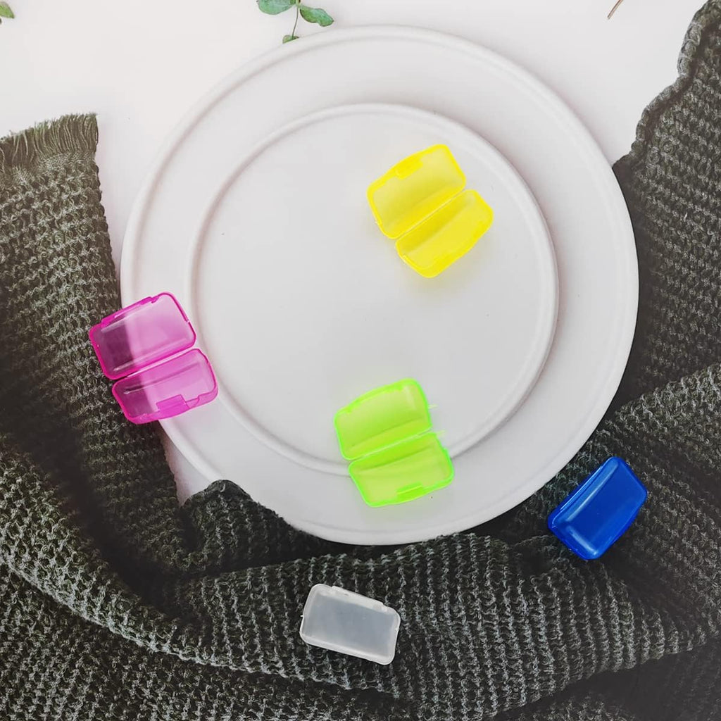 100PCS Portable Toothbrush Containers Travel Toothbrush Cap Cover Tooth Brush Caps Convenient for Travel, Home, Office and Hotel Use