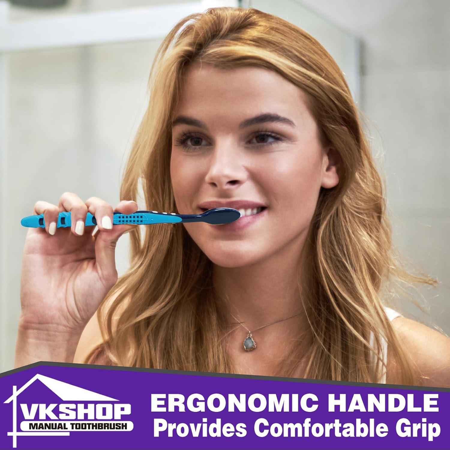 144 Bulk Disposable Toothbrushes, Individually Wrapped Toothbrush, Medium Soft Bristle Tooth Brush Manual Travel Toothbrush Set for Adults Kids