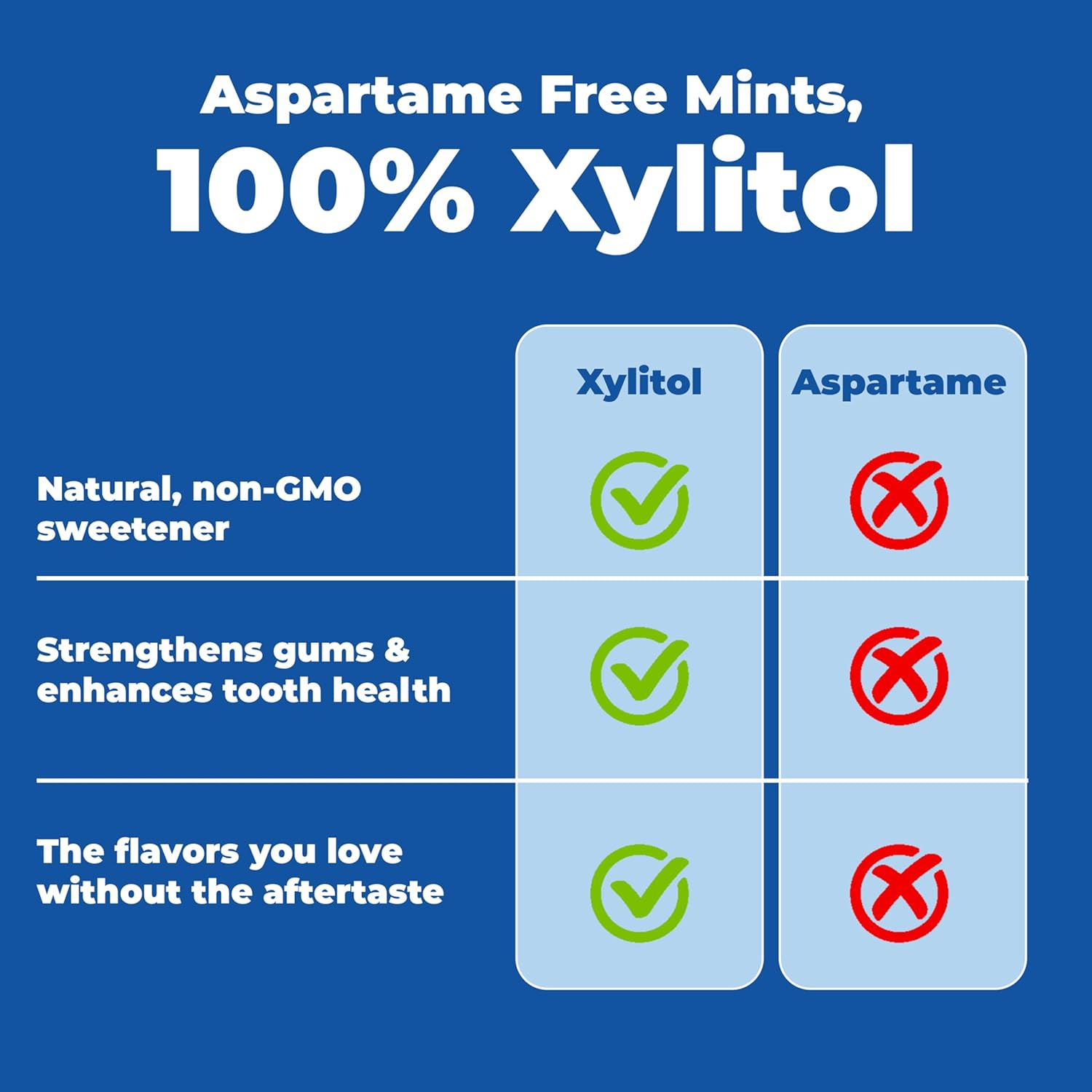Epic 100% Xylitol Mints - Aspartame Free, Sugar Free - Cinnamon Flavored Mints, 55 Pieces (Pack of 10)