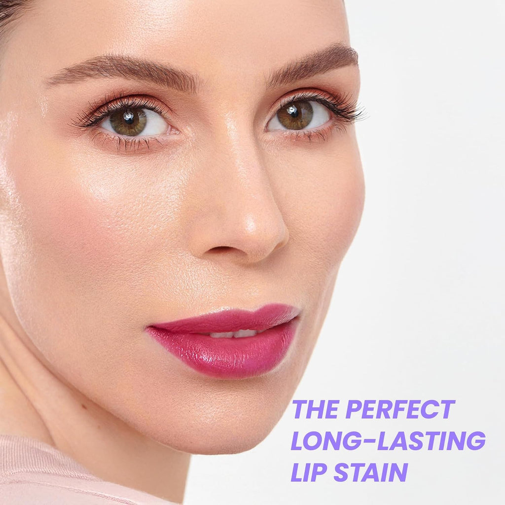 Wonderskin Wonder Blading All Day Lip Stain Peel Off Masque and Reveal Kit - Long Lasting, Waterproof Pink Lip Tint, Transfer Proof Natural Makeup Stain Kit (Darling)
