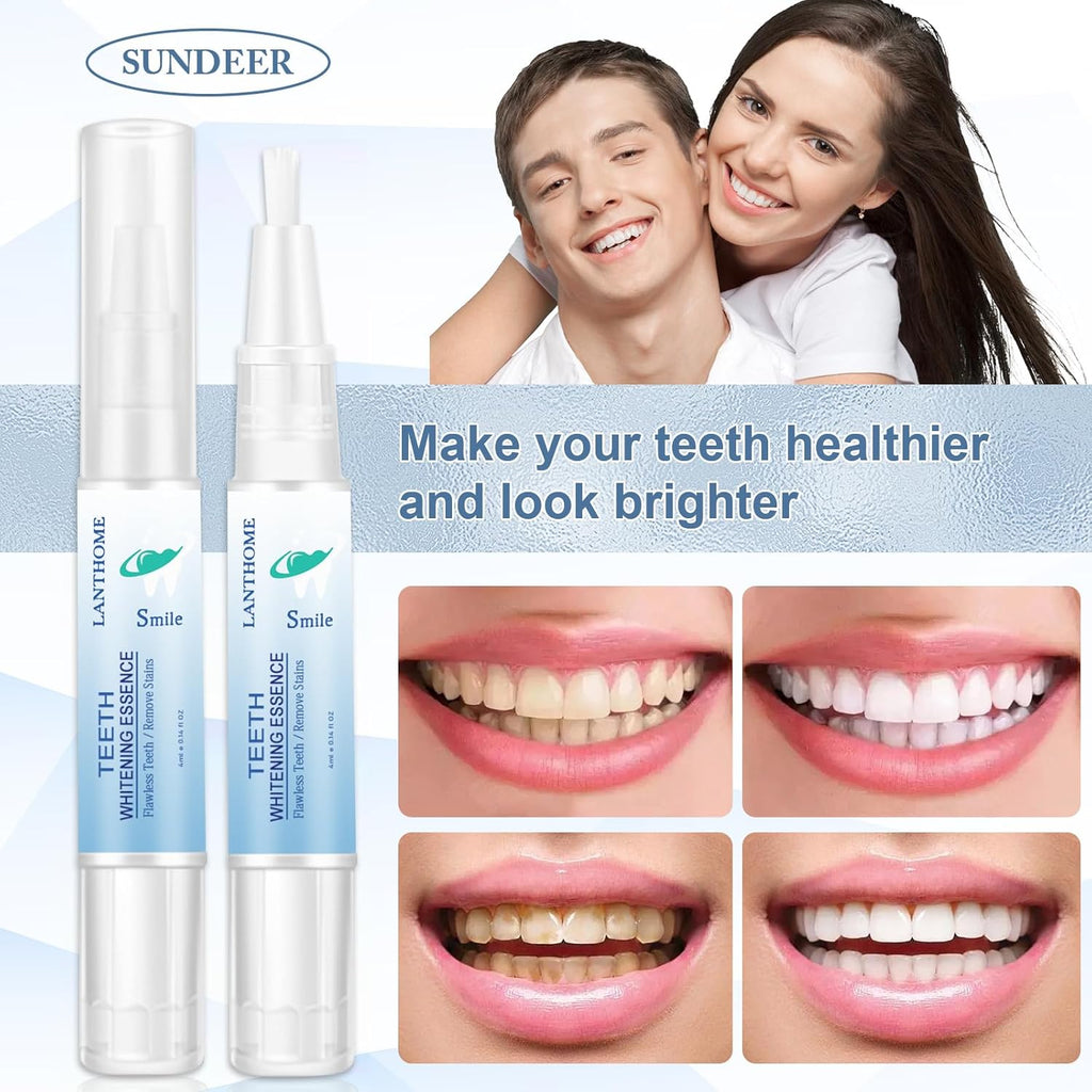 Teeth Whitening Pen, Teeth Whitening Essence Pen, Teeth Whitening Essence, Teeth Whitening Gel, Intensive Teeth Stains Removal, Reduce Teeth Yellowing (3PCS)