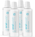 BRIOTECH Oral Swish, Hypochlorous Acid Mouthwash Rinse, Gentle Oral Care Hygiene, Fight Bad Breath, Support Against Plaque, Gum Irritation & Tender Gums, Alcohol & Fluoride Free, 17 fl oz (4 Pack)