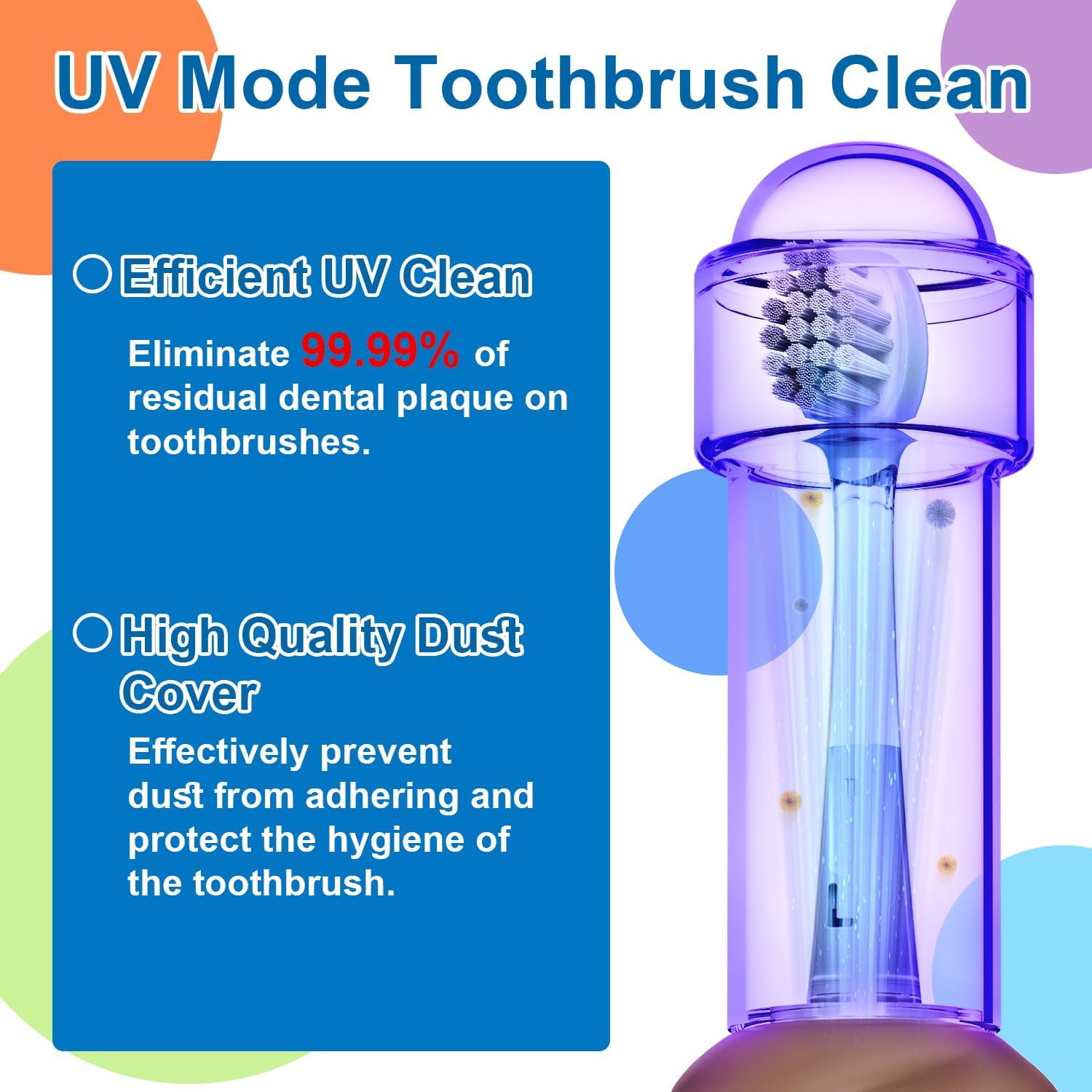 UV Self Clean Kids & Toddlers Electric Toothbrush | Improve Safe and Hygiene | Soft Bristles | Easy-Grip Silicone Handle | 4 Modes & 2-Min Timer | One Charge Last 60 Days | Age 3+ (Pink)