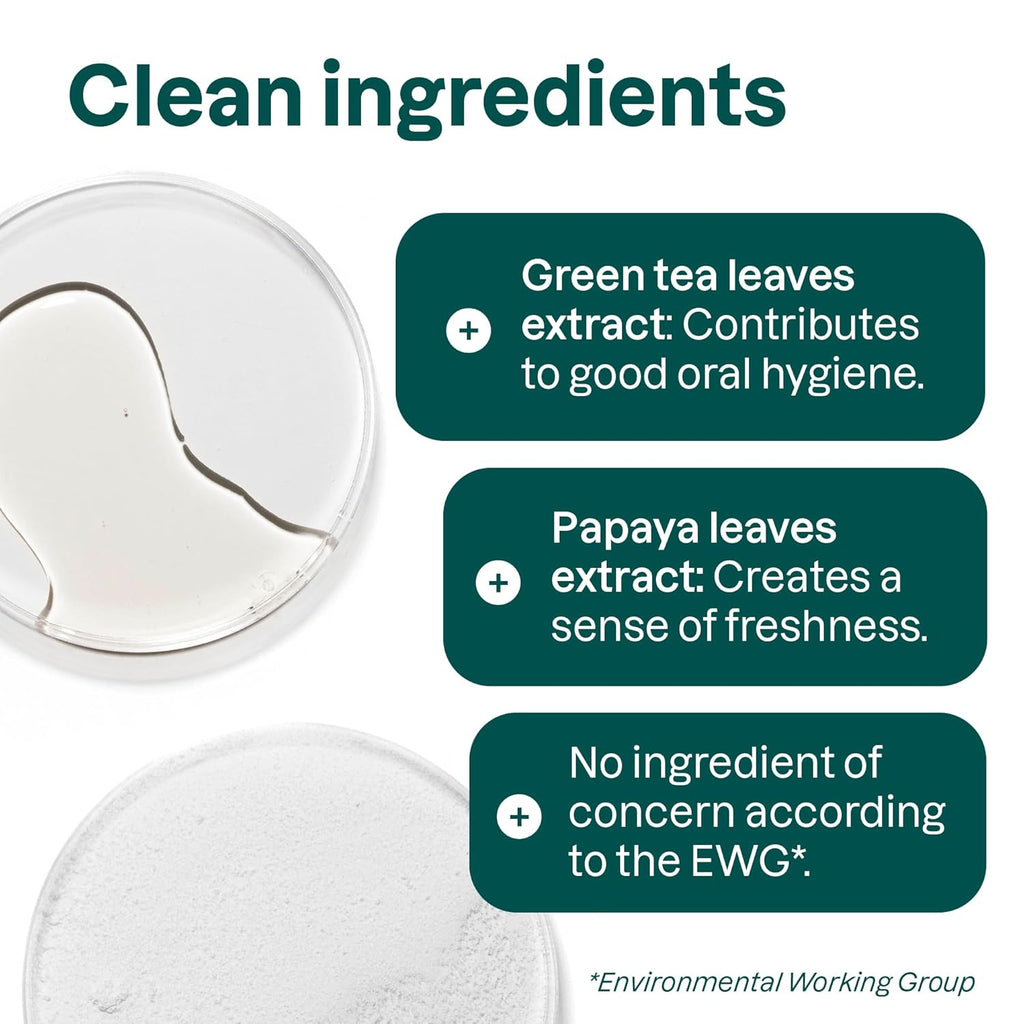 ATTITUDE Fluoride-Free Fresh Breath Toothpaste, Peppermint Flavor, Vegan & Cruelty-Free, Sugar-Free, Plant & Mineral-Based Ingredients, Clean Oral Care, 4.2 Oz