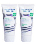 Seaweed Bath Co. Firming Body Cream - Rosemary Mint - Hydrating Hand and Body Lotion with Hyaluronic Acid - Toning Skin Moisturizer for Dry Skin - 6 oz (Pack of 2)