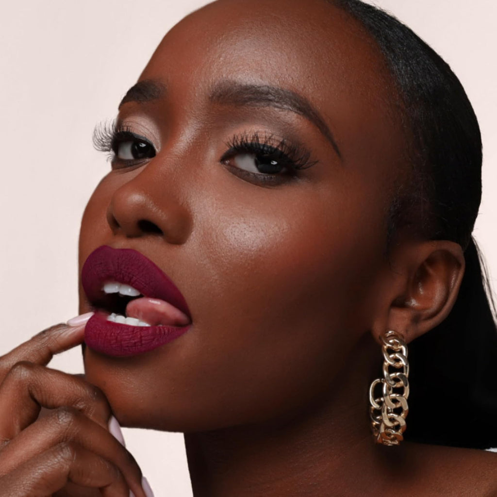 The Lip Bar - Nonstop Liquid Matte Lipstick Mini 2-Pack, Muse (Deep Berry) + Rebel (Deep Burgundy) - High Pigment - One Swipe - Long Lasting - Jojoba Oil & Vitamin E - Vegan - .24 fl oz