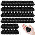 100PCS Black Triangle Powder Puff Face Makeup Powder Puffs Sponge Soft Powder Puffs for Loose Powder Cosmetic Foundation