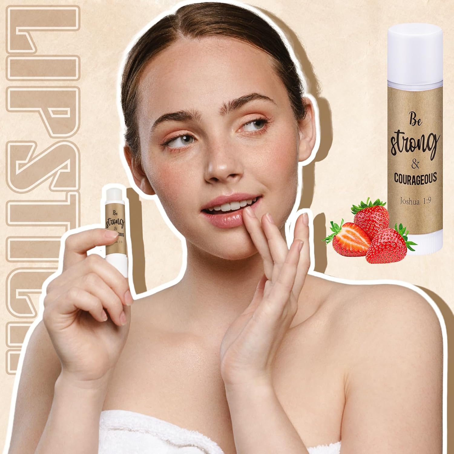 50 Pack Christian Religious Gifts Bulk Lip Balms for Women Men Religious Church Party Favors Bulk Bible Verse Lip Balm with Scripture Inspirational Gifts for Coworkers Staff Employee