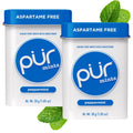 PUR Mints | Aspartame Free Mints | Made with Xylitol | Sugar Free, Vegan, Gluten Free & Keto Friendly | Natural Peppermint Flavored Mints, 30 Pieces (Pack of 2)