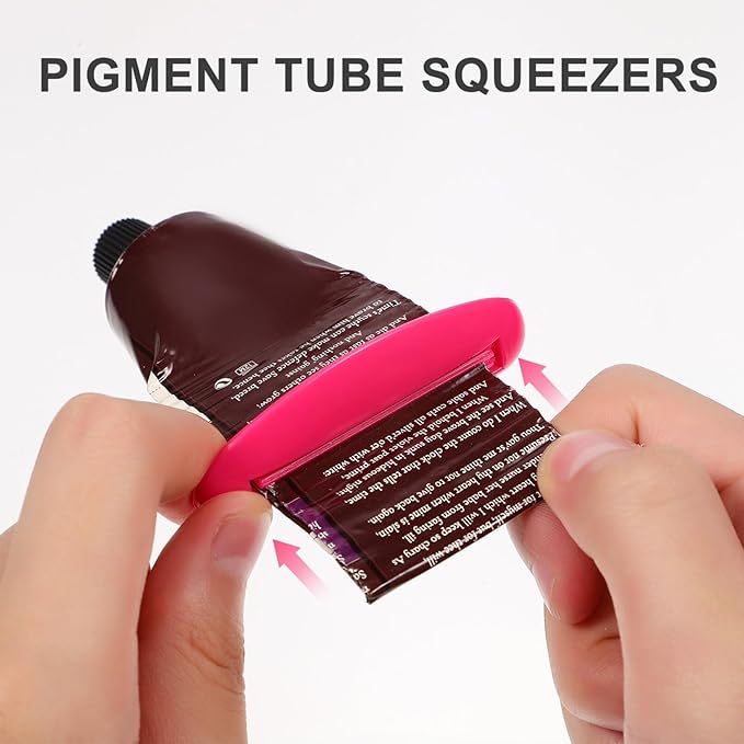 18Pcs Toothpaste Tube Squeezers Assorted Sizes Mini Travel Size Tube Extruders for Bathroom and Mosaic Supplies
