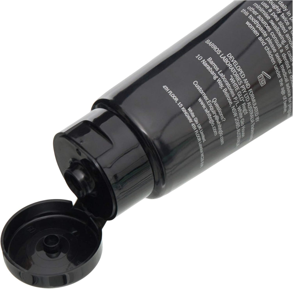 White Glo Charcoal Deep Stain Remover Toothpaste, 100ml