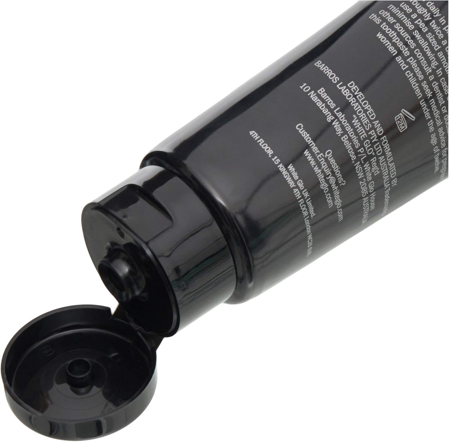 White Glo Charcoal Deep Stain Remover Toothpaste, 100ml