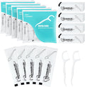 Individually Wrapped Dental Floss Picks Bulk Disposable Flossing Sticks Teeth Cleaning and Oral Care Travel Size Dental Tooth Floss Pack for Hotels, Weddings, Guests & Business Single Use (500 Pack)