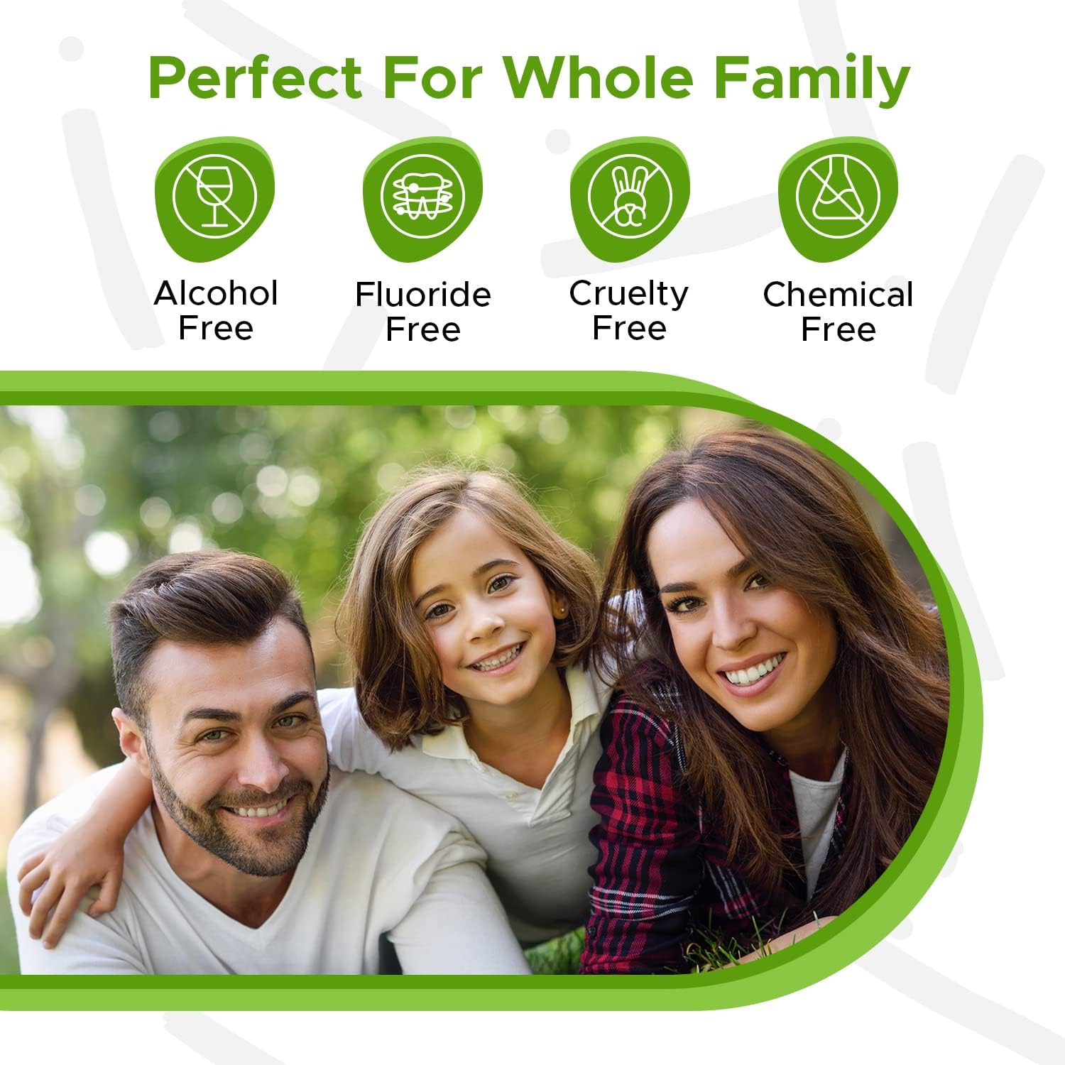 3 Pack Natural Saltwater Mouth Rinse | Himalayan Pink Salt Water Oral Rinse | Organic Cinnamon Flavor Fluoride & Alcohol Free Mouthwash for Fresh Breath | Natural Gum Care Mouthwash-16 FL Oz