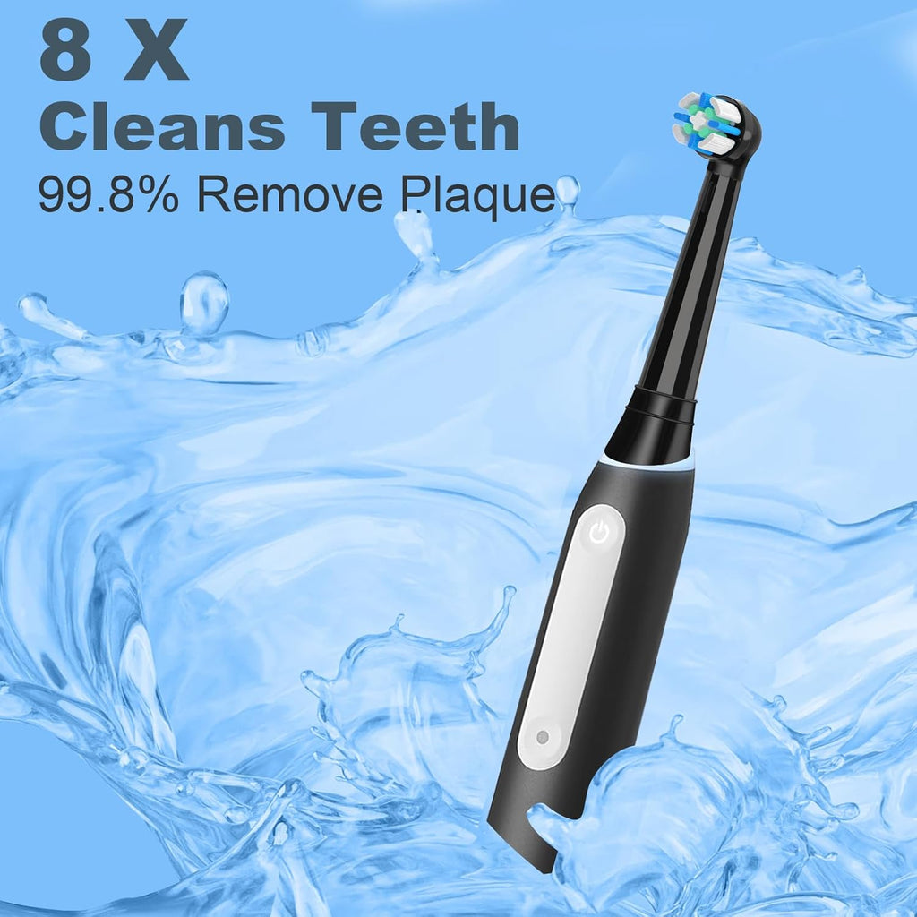 12 Count IO Replacement Heads Compatible with Oral B IO 2/3/4/5/6/7/8/9/10 Series Electric Toothbrushes, Medium Softness Brush Heads Compatible with Oral B iO for Teeth and Gums Care (Black)