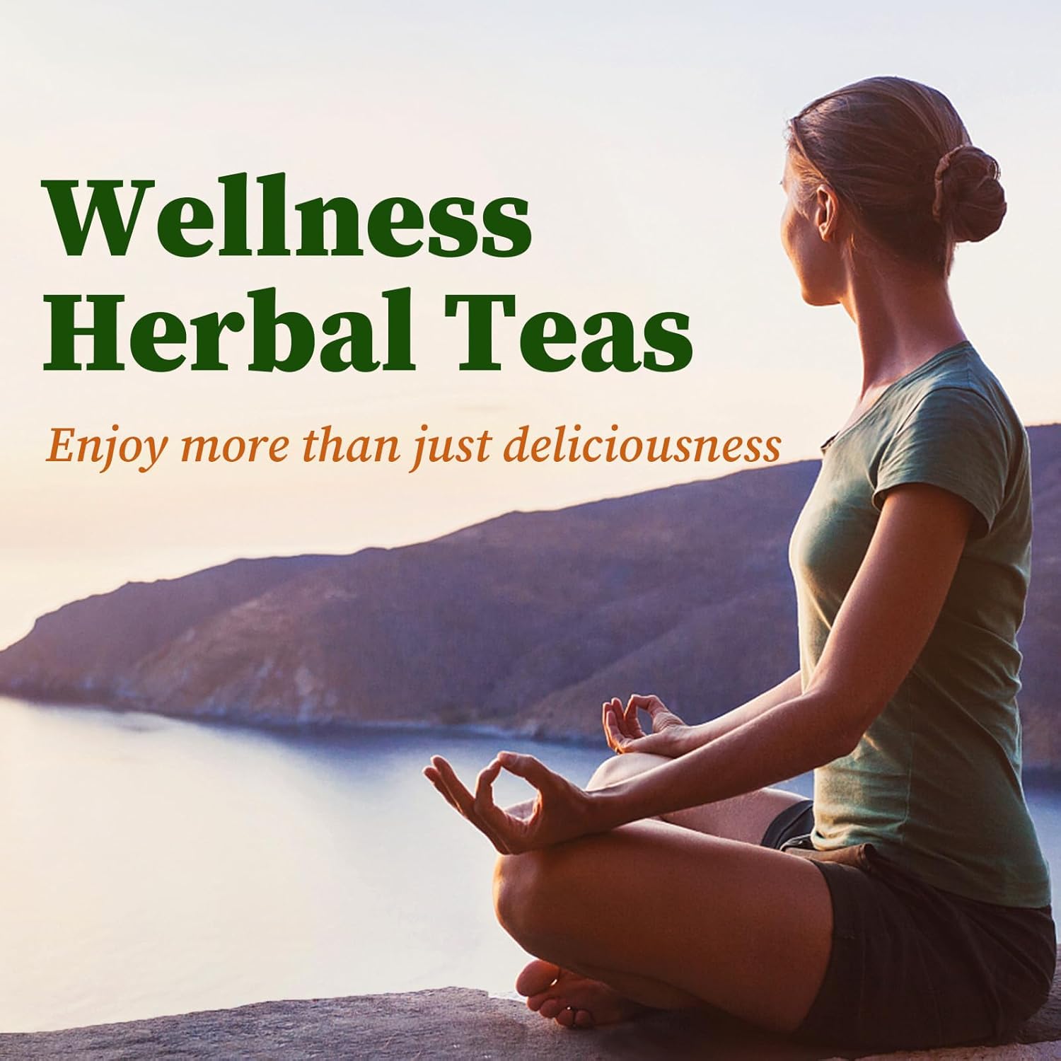 FullChea - Peppermint Tea Bags, 50 Teabags - Premium Peppermint Leaves - Refreshing & Minty - Non-GMO - Caffeine-free - Freshen Breath & Aid Digestion