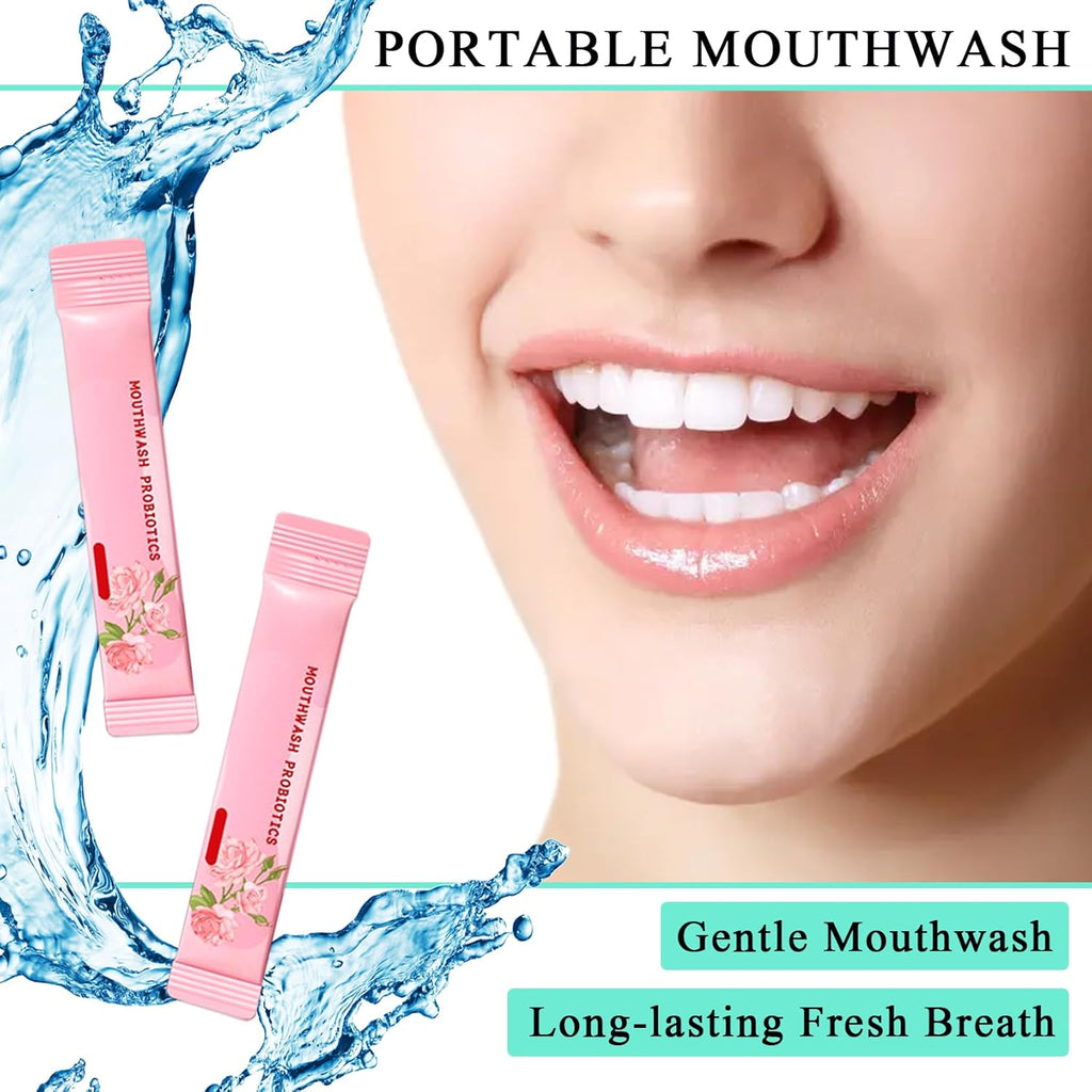 Travel Size Mouthwash,Mini Mouthwash Travel Size Bulk Portable Mouth Wash Set,Individual Small Travel Mouth Wash Packets for Fresh Breath(Pack of 60) A28