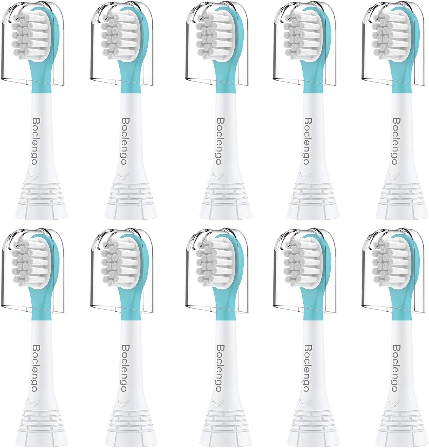 Kids Replacement Toothbrush Heads for Philips Sonicare Kids Replacement Heads HX6340, Soft Compact Brush Head for 3-7 Child,for Phillips Sonic Care Electric Small Brush HX6032/94,HX6320,10 Pcs