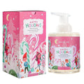 ROMIIE ZOI Christmas Foaming Hand Soap with Gift Box- Happy Holidays, Infused with Peppermint - 500ml/ 16.8oz