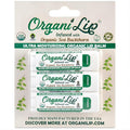 Organic Lip Balm, Spearmint Flavor, Ultra Hydrating Lip Moisturizer for Dry Lips, Oval Shaped Tube, USDA Certified Organic, 3 Pack - OrganiLip