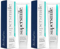 Supersmile Professional Whitening Toothpaste w/Fluoride - Removes Stains & Whitens Teeth 6 Shades - Enamel Strengthening - No Sensitivity - Travel Size (Original Mint, 1.4 Oz) (Pack of 2)