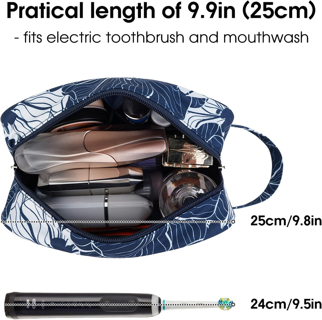 Narwey Travel Toiletry Bag for Women Traveling Dopp Kit Men Travel Bag for Toiletries Cosmetic Bag Makeup Bag Medicine Bag for Traveling
