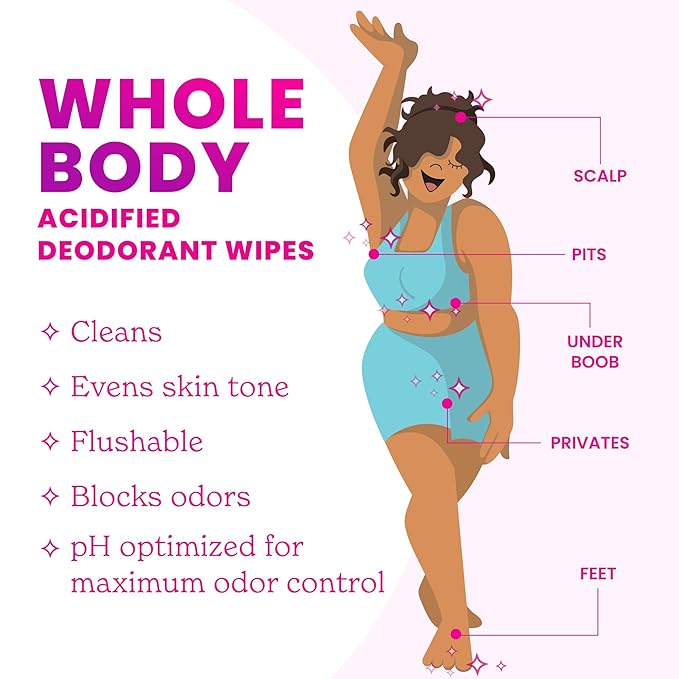 Lume Acidified Deodorant Wipes - 24 Hour Odor Control - Aluminum Free, Baking Soda Free, Skin Loving - 15 Count (Pack of 3) (Cool Cucumber)