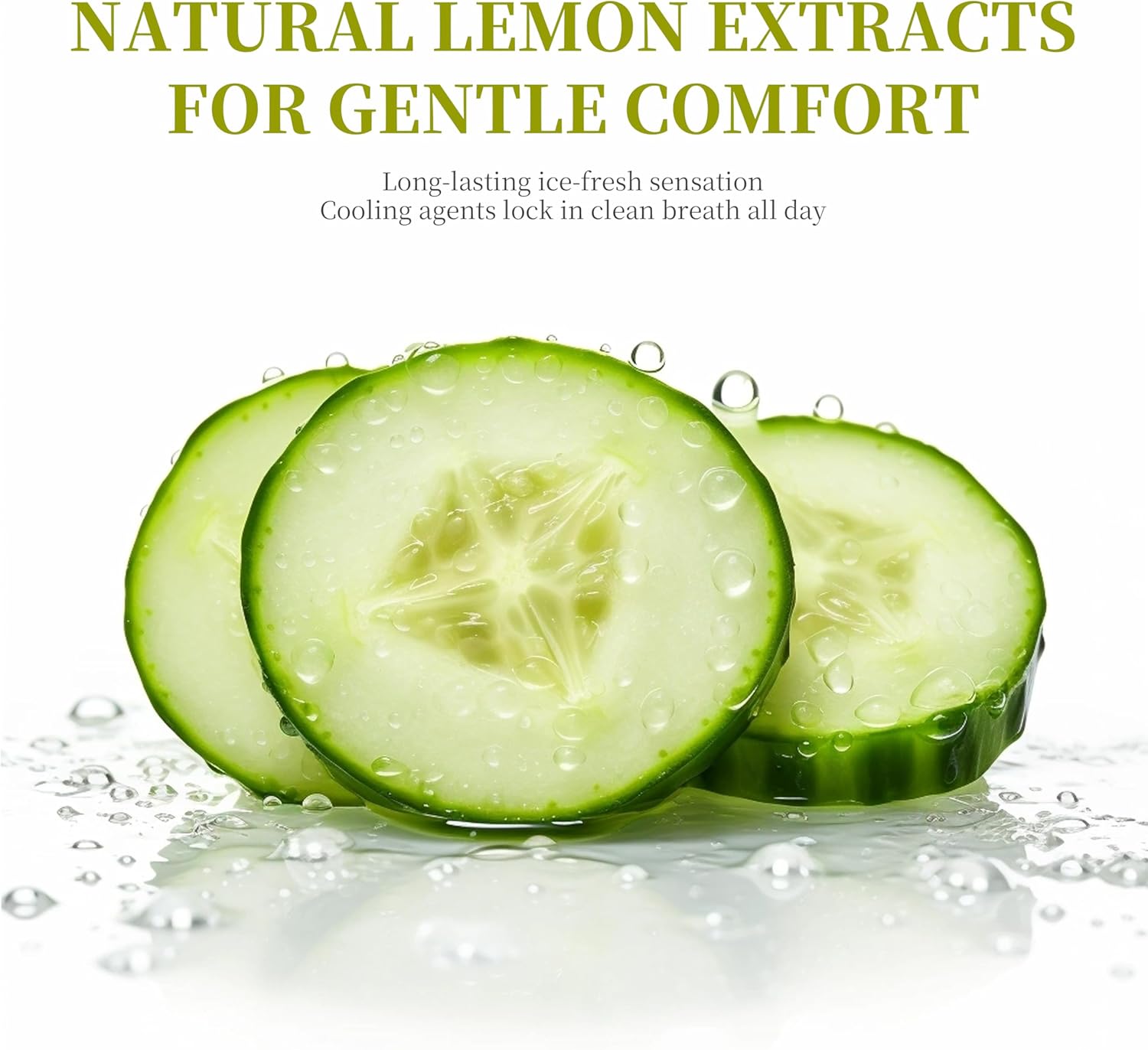 Oral Spray – Fresh Breath, Dual Cooling Experience & Convenient On-The-Go Design – Perfect for Freshening Breath Anywhere, Anytime (Cucumber, 2 Count)