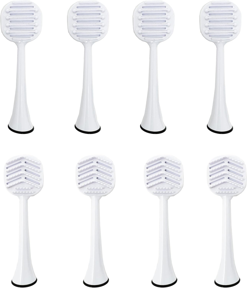 Tongue Brush Heads for Philips Sonicare Electric Toothbrush, Tongue Scraper Refills for Fresh Breath, Fits 4100/5100/6100/9023, Not Essence, E Series or One 8-Pack