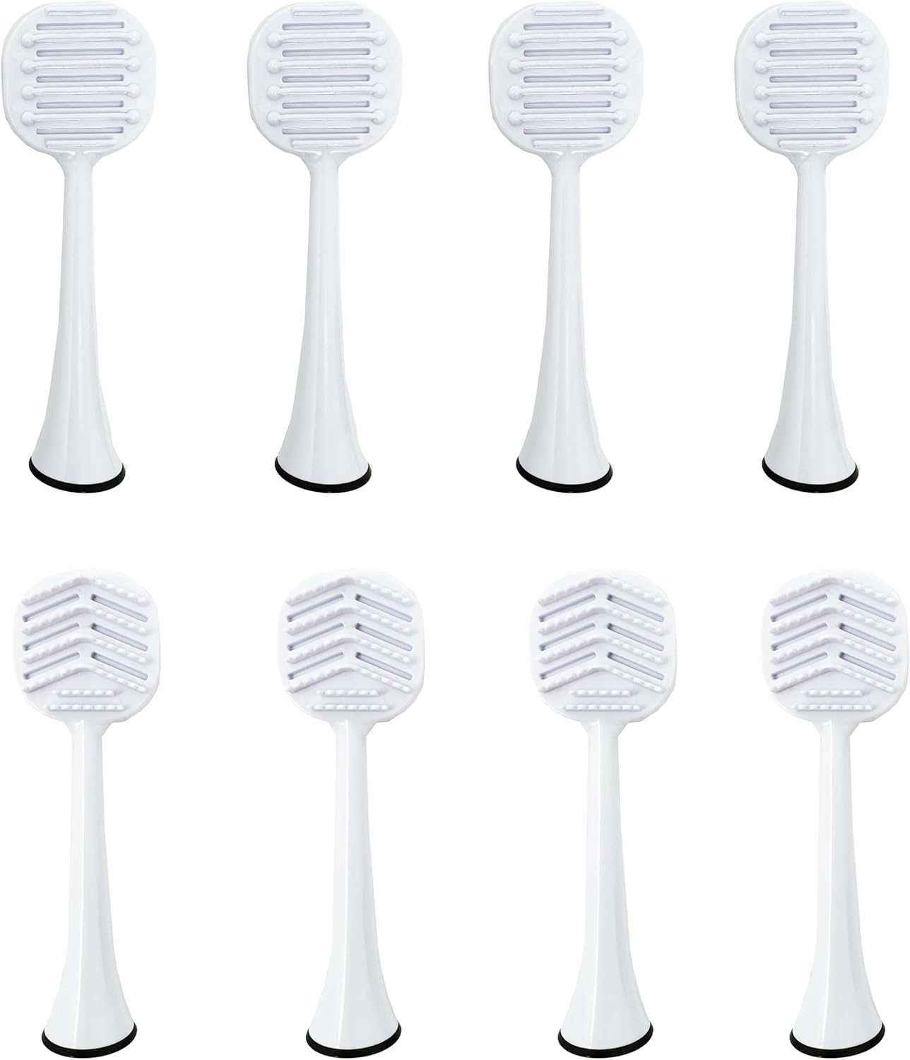 Tongue Brush Heads for Philips Sonicare Electric Toothbrush, Tongue Scraper Refills for Fresh Breath, Fits 4100/5100/6100/9023, Not Essence, E Series or One 8-Pack