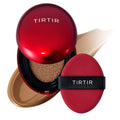 TIRTIR Mask Fit Red Cushion Foundation | Full coverage, Weightless, Skin fit, Satin Glow Finish, Korean Makeup BB Foundation, beauty, Tattoo cover up, Buildable (#43N Deep Cocoa, 0.63 Fl Oz)