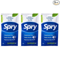 Spry On The Go Fresh Natural Xylitol Chewing Gum Dental Defense System - Aspartame-Free, Sugar-Free, Non-GMO (Peppermint, 55 Count - Pack of 3)