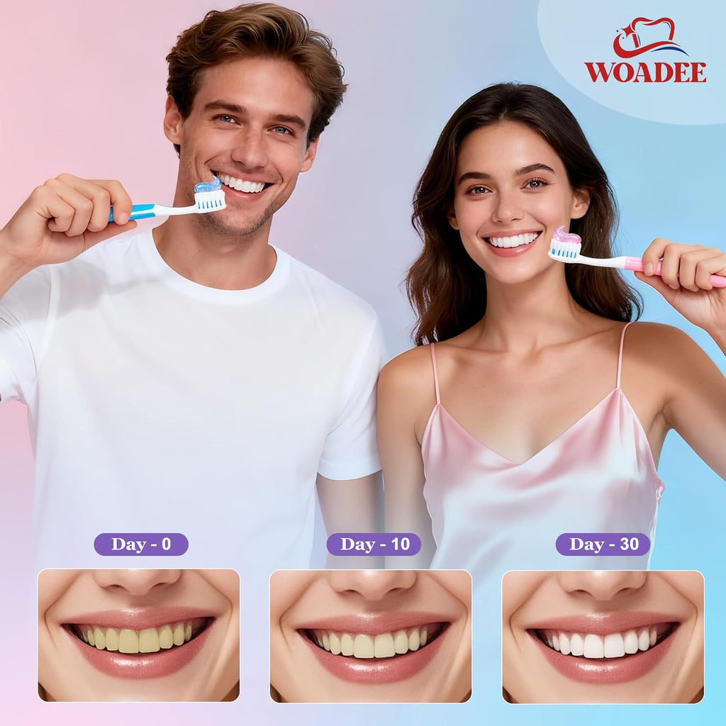 Woadee Niacinamide Whitening Toothpaste | Nicotinamide Radiant Whitening Toothpaste - Remove Tough Tooth Stains & Fresh Breath | Fluoride-Free Protects Enamel & Improves Gum Health, Mint Flavor (4)