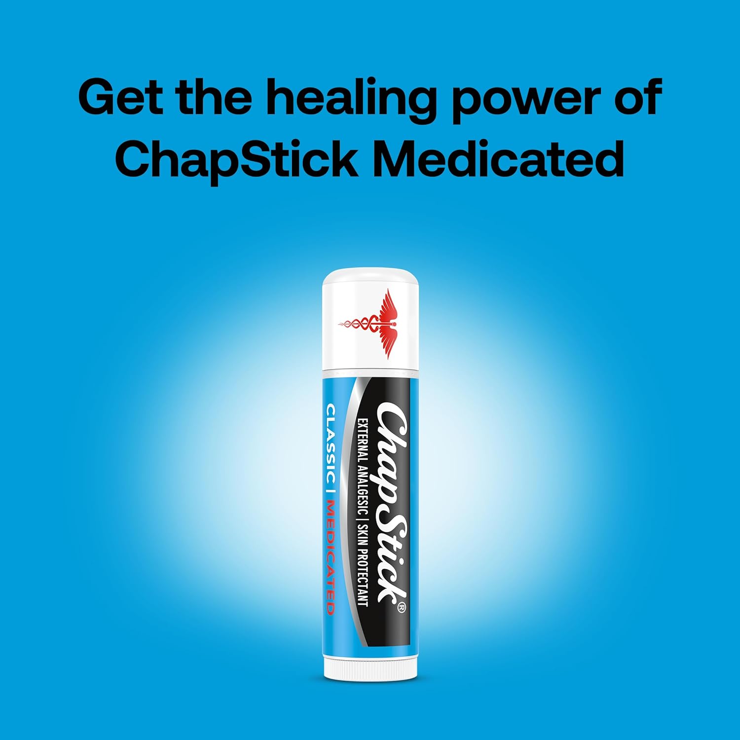ChapStick Classic Medicated 3-Packs (12 Sets/36 Tubes) – Bulk Lip Balm, Dry Lips & Cold Sore Pain Relief Bundle, 0.15 Oz Ea