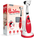 Brusheez Little Toddlers’ Sonic Toothbrush - Safe & Gentle Toothbrush for Ages 1-3 with Built-in, Light-Up 2-Minute Timer, Extra Brush Head, & Storage Base for First-Time Brushers (Spotty The Puppy)