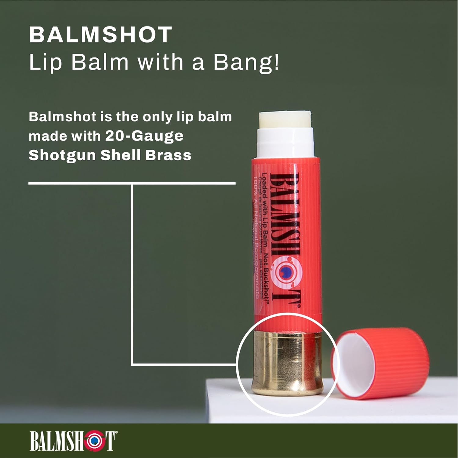 BALMSHOT Lip Balm 4 Pack (Fruit Combo (Variety Pack))
