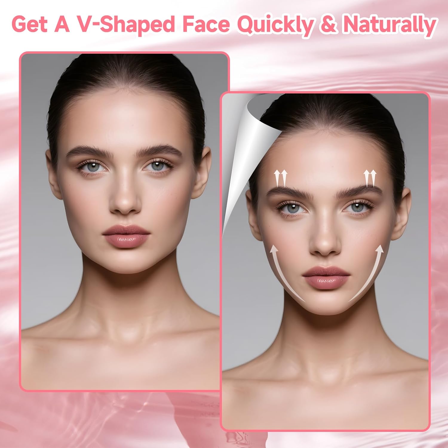 Face Lift Tape, 168PCS Face Tape, Face Lift Tape Invisible, Face Tape Lifting Invisible 8 Hours of Sustained, Perfect Facial Contouring, Visually Create A More Defined Jawline and Cheekbones