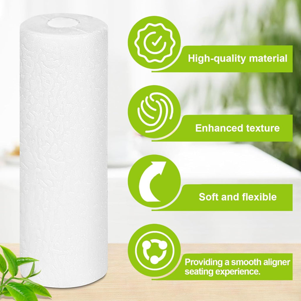 Invisalign Chewies, Chewies for Invisalign Aligners, Each Resealable Pouch Contains 2 Chewies and an Invisalign Remover Tool for Retainer and Orthodontic Care (Green Mint)