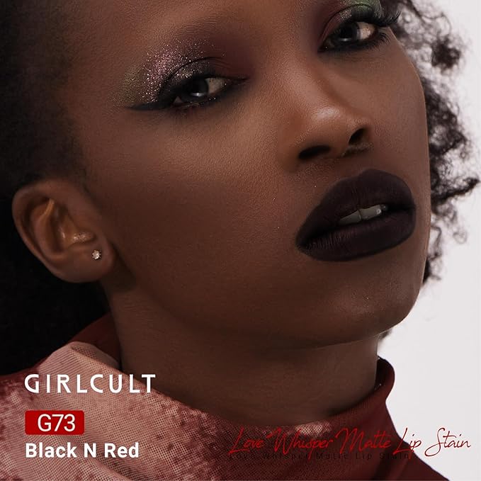 GIRLCULT Matte Lip Stain – Lightweight Velvet Lip Tint, Long Lasting Liquid Lipstick, Transfer Resistant, Non-Drying & Smudge Proof Formula (G73)