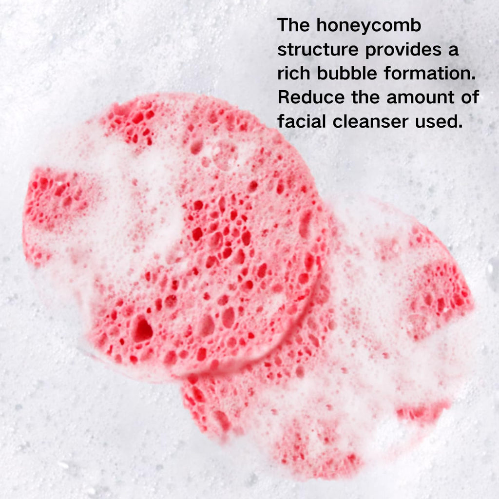 100 Pack 3 inch Compressed Facial Sponges, Gentle Exfoliating and Makeup Remover, Reusable and Soft ，(round 3inch)