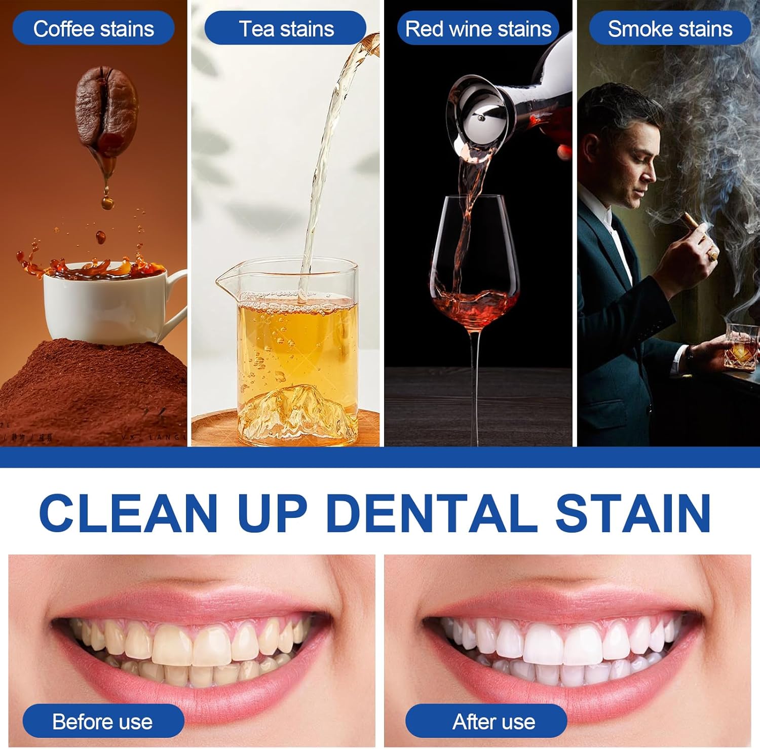 2 Count Teeth Whitening Pen, Teeth whitening Stick,Teeth White Gel, Great for Tooth Whitening, User-Friendly, Beautiful White Smile, Mint Flavor