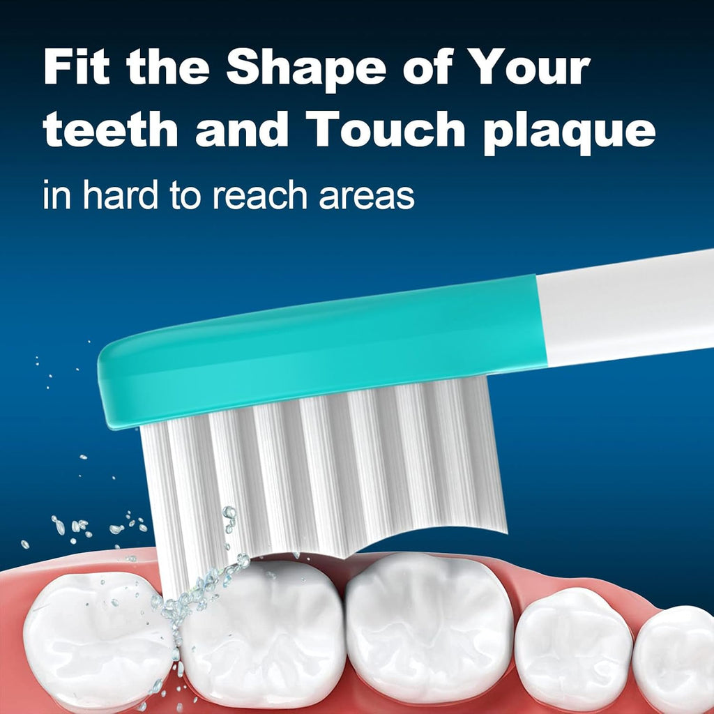 Kids Replacement Toothbrush Heads 10 Pack for Philips Sonicare Electric Toothbrush Soft Brush Head for Child 7+ for Boy Girl,Blue