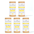 J&L Naturals Sustainable Lip Balm | Organic Ingredients, 100% Natural, Eco-Friendly | Cruelty Free, Vegan, Paraben Free, Silicone Free (Lemon & Ylang Ylang, 5-Piece Bundle)