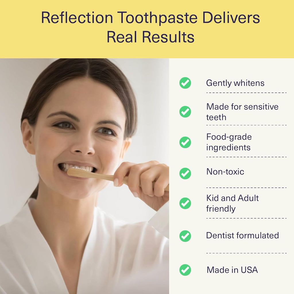 ELIMS Travel Size Nano Hydroxyapatite Toothpaste Fluoride Free - Xylitol Remineralizing Toothpaste for Whitening Sensitive Teeth - Orange Pineapple Mint Toothpaste for Adults & Kids 1oz