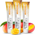 Dr. White’s Fluoride-Free nHA Toothpaste 3-Pack; Dentist-Formulated, Nano Hydroxyapatite + Xylitol, Sensitivity Relief Complex™, Mint-Free, Enamel Safe, Swallow-Safe (3.5 Oz, Mango Joy)
